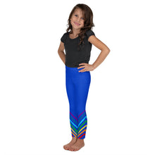 Load image into Gallery viewer, Blue Chakra Symbols Girl Leggings