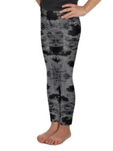 Load image into Gallery viewer, Gray Mermaid Girls Leggings