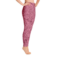 Load image into Gallery viewer, Red Crystal High Waist Yoga Leggings