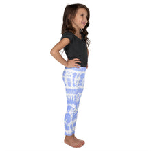 Load image into Gallery viewer, Tie-Dye Blue Girls Leggings