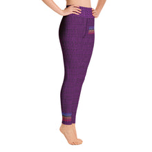 Load image into Gallery viewer, Purple Crown Chakra Star High Waist Yoga Long Leggings