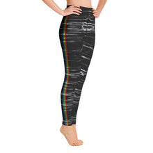 Load image into Gallery viewer, Black Chakra Stripes High Waist Yoga Leggings