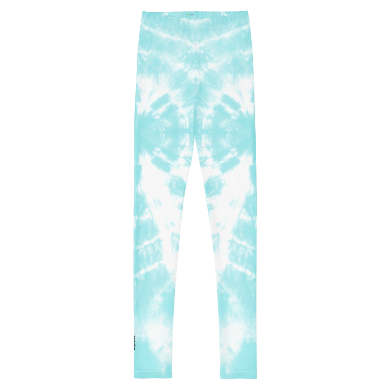 Express Turquoise Tie-Dye Girls Leggings