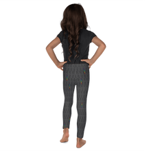 Load image into Gallery viewer, Gray Triangle Chakra Girls Leggings
