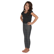 Load image into Gallery viewer, Gray Triangle Chakra Girls Leggings
