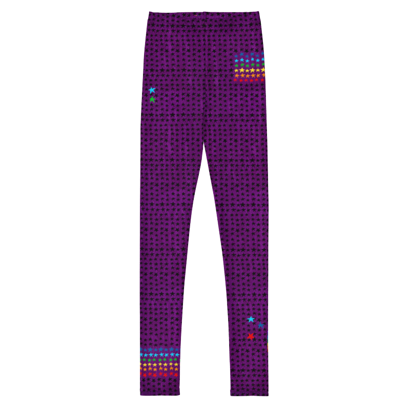 Purple Star Girl Leggings