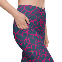 Load image into Gallery viewer, Grounded in Love recycled leggings with pockets
