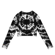 Load image into Gallery viewer, B+W Recycled long-sleeve crop top
