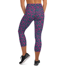 Load image into Gallery viewer, Grounded in Love Yoga Capri Leggings
