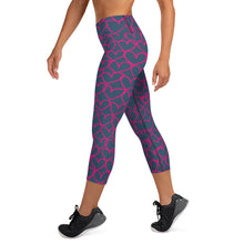 Load image into Gallery viewer, Grounded in Love Yoga Capri Leggings
