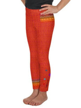 Load image into Gallery viewer, Orange Stars Chakra Girl Leggings
