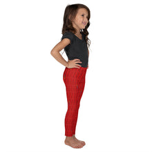Load image into Gallery viewer, Red Triangle Girls Leggings
