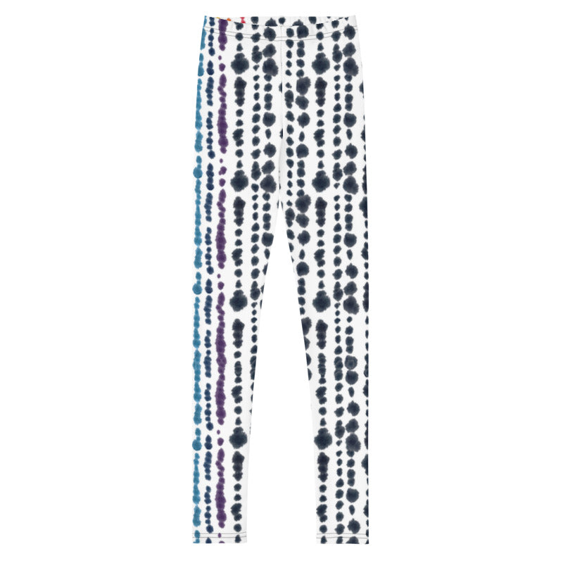 Chakra Tie-Dye Girls Leggings