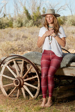 Load image into Gallery viewer, Red Earth High Waist Long Leggings
