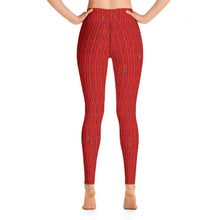 Load image into Gallery viewer, Red Triangle High Waist Long Leggings
