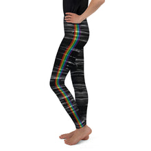 Load image into Gallery viewer, Black Chakra Stripes Girl Leggings
